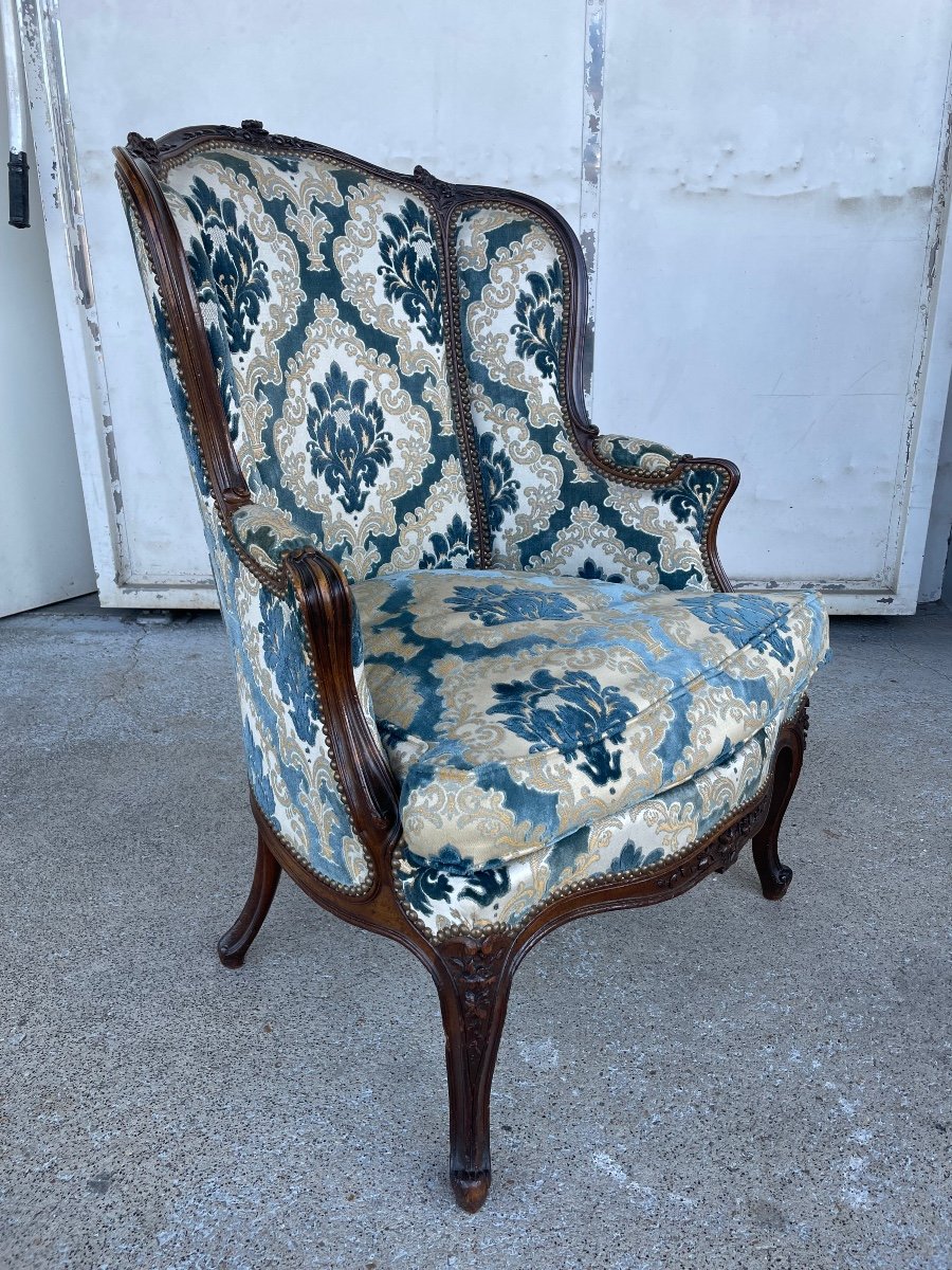 Bergere With Ears Louis XV Style-photo-2